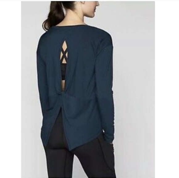 Athleta Essence Twist Long Sleeve Athletic Top - Picture 1 of 6